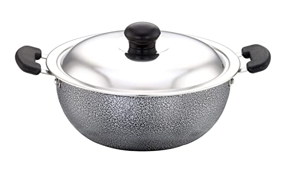 Picture of Sowbaghya Non Stick Deep Kadai With SS LID